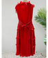 Frill Pleats Dress